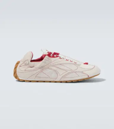 Bottega Veneta Orbit Flash suede-trimmed sneakers | Thumbnail 4 Bottega Veneta Orbit Flash suede-trimmed sneakers | Thumbnail 4