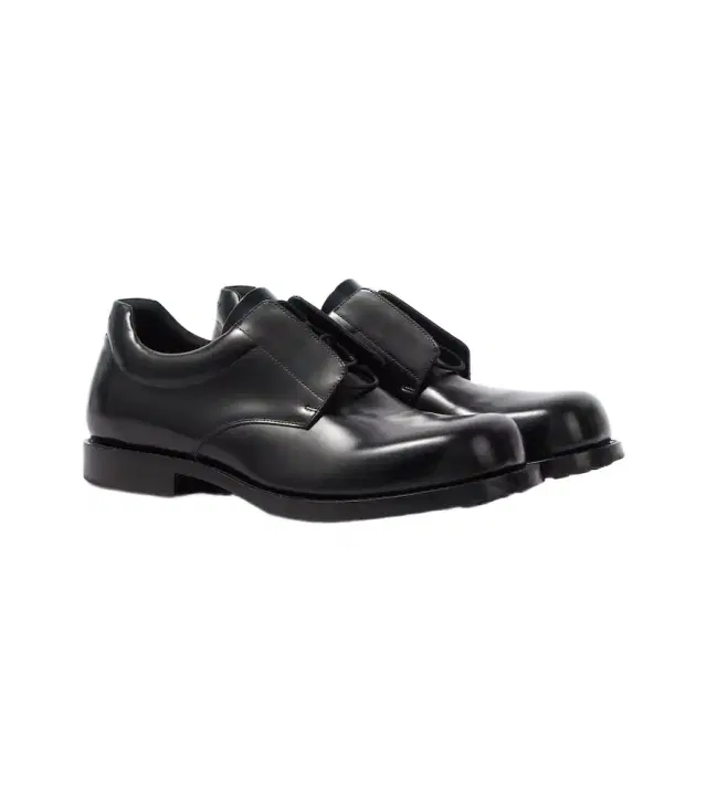 Balenciaga Brushed leather Derby shoes