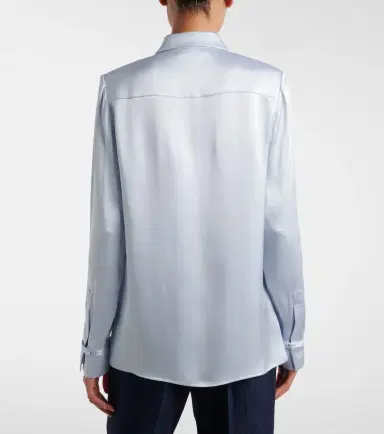 Gabriela Hearst Cruz silk satin shirt | Thumbnail 2
