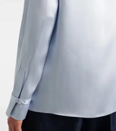 Gabriela Hearst Cruz silk satin shirt | Thumbnail 3