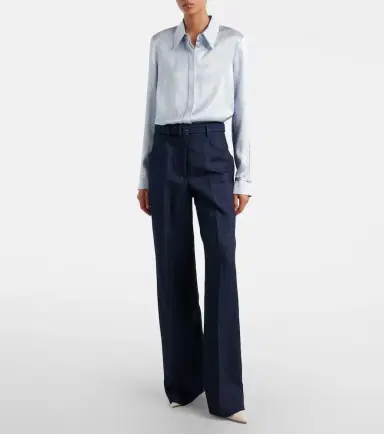 Gabriela Hearst Cruz silk satin shirt | Thumbnail 4