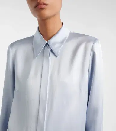 Gabriela Hearst Cruz silk satin shirt | Thumbnail 6