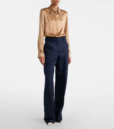 Gabriela Hearst Cruz silk satin shirt | Thumbnail 4