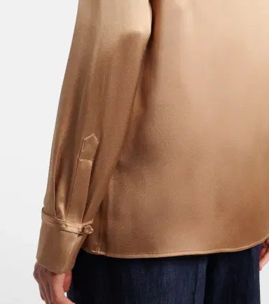 Gabriela Hearst Cruz silk satin shirt | Thumbnail 5