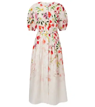 Gabriela Hearst Ignis floral linen midi dress | Thumbnail 1