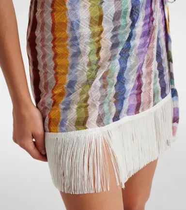 Missoni Zigzag fringed wrap skirt | Thumbnail 2
