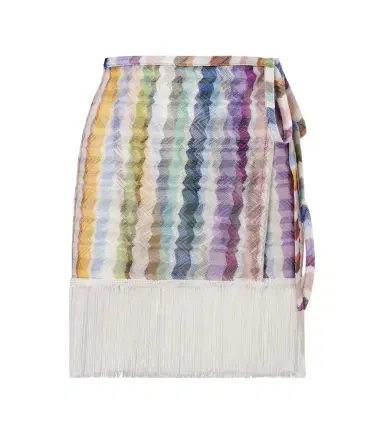 Missoni Zigzag fringed wrap skirt | Thumbnail 1