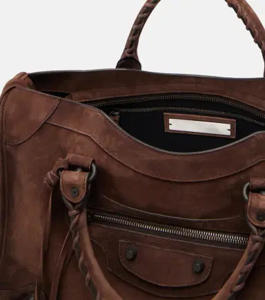 Balenciaga Le City Medium suede top-handle bag | Thumbnail 2