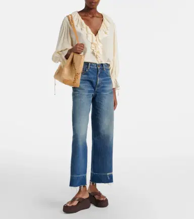 Chloé Chloé Nama leather platform thong sandals | Thumbnail 2