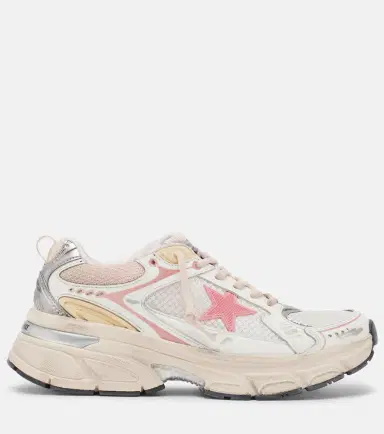 Golden Goose Lightstar leather-trimmed sneakers | Thumbnail 2 Golden Goose Lightstar leather-trimmed sneakers | Thumbnail 2