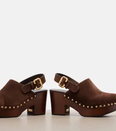 Chloé Chloé Jeannette suede clogs | Thumbnail 4 Chloé Chloé Jeannette suede clogs | Thumbnail 4