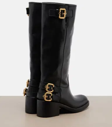 Chloé Chloé Dakota leather biker boots | Thumbnail 4 Chloé Chloé Dakota leather biker boots | Thumbnail 4
