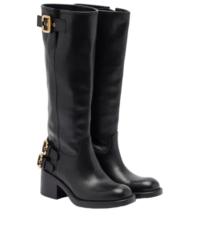 Chloe Chloé Dakota leather biker boots