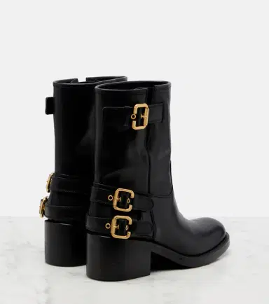 Chloé Chloé Dakota leather biker boots | Thumbnail 4 Chloé Chloé Dakota leather biker boots | Thumbnail 4