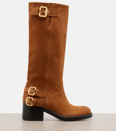 Chloé Chloé Dakota suede biker boots | Thumbnail 4 Chloé Chloé Dakota suede biker boots | Thumbnail 4