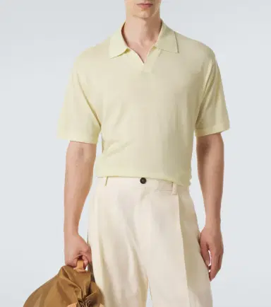 Frame Wool and cashmere polo shirt | Thumbnail 2