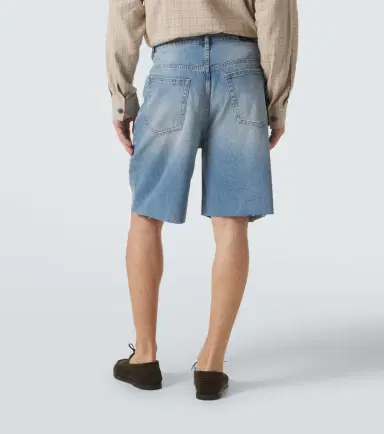 Frame DIstressed denim Bermuda shorts | Thumbnail 3 Frame DIstressed denim Bermuda shorts | Thumbnail 3