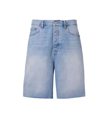 Frame DIstressed denim Bermuda shorts | Thumbnail 1 Frame DIstressed denim Bermuda shorts | Thumbnail 1