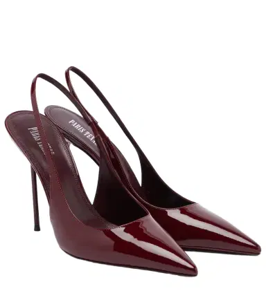 Paris Texas Lidia patent leather slingback pumps | Thumbnail 1 Paris Texas Lidia patent leather slingback pumps | Thumbnail 1