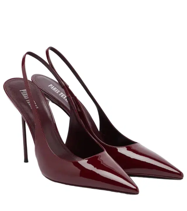 Paris Texas Lidia patent leather slingback pumps