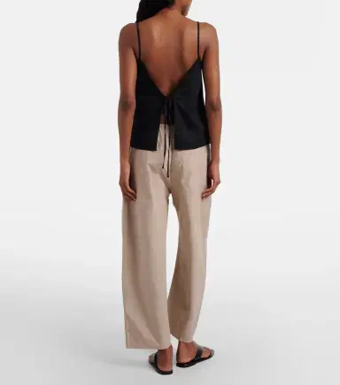 LESET Kyoto cotton cropped wide-leg pants | Thumbnail 6 LESET Kyoto cotton cropped wide-leg pants | Thumbnail 6