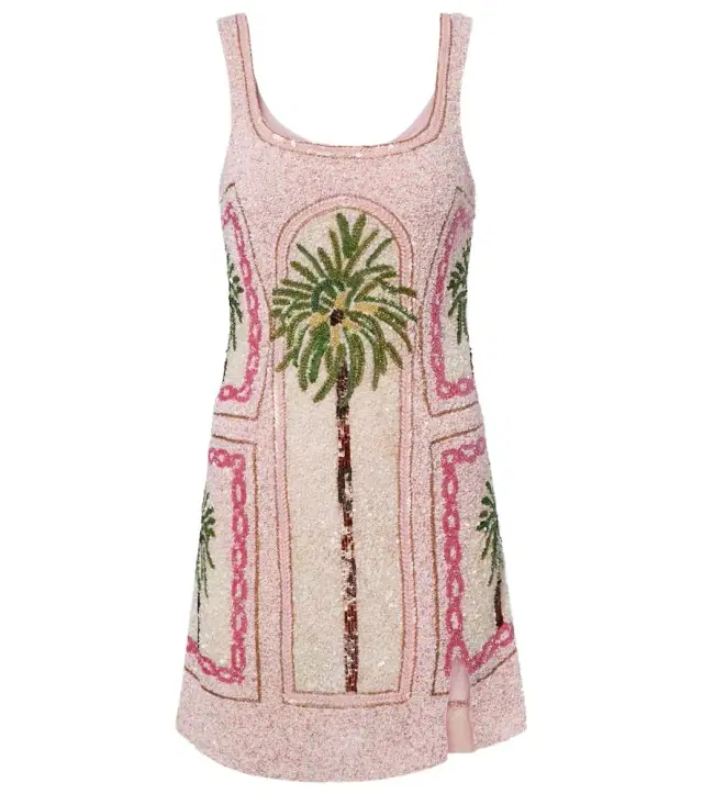 La Fuori Là Fuori Palm Jumeirah embellished minidress