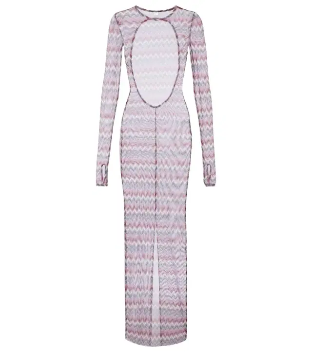 Renne printed cotton maxi dress