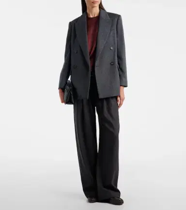 Brunello Cucinelli Monili silk-blend satin T-shirt | Thumbnail 6