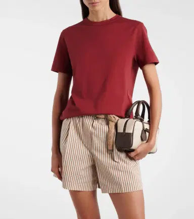 Brunello Cucinelli Monili cotton jersey T-shirt | Thumbnail 3