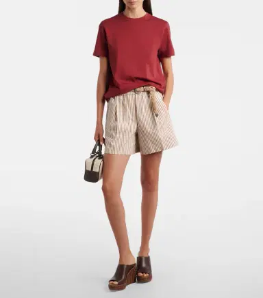 Brunello Cucinelli Monili cotton jersey T-shirt | Thumbnail 4