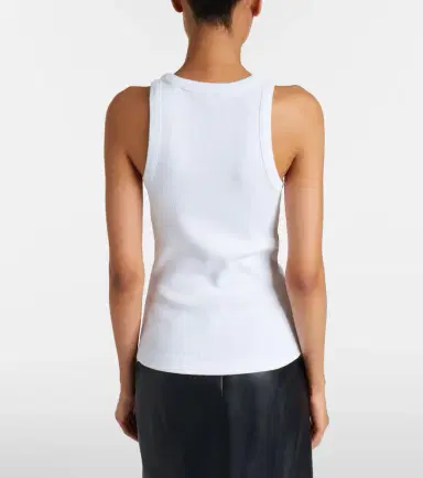 Vince Ribbed-knit jersey tank top | Thumbnail 5 Vince Ribbed-knit jersey tank top | Thumbnail 5