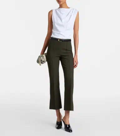 Vince Draped cotton jersey top | Thumbnail 6 Vince Draped cotton jersey top | Thumbnail 6