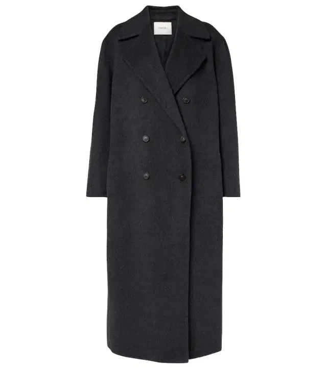 Vince Double-breasted wool-blend coat
