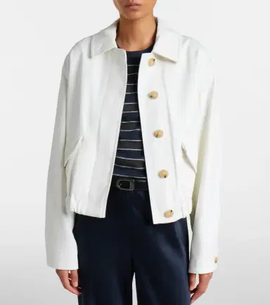Vince Cotton twill blouson jacket | Thumbnail 2 Vince Cotton twill blouson jacket | Thumbnail 2