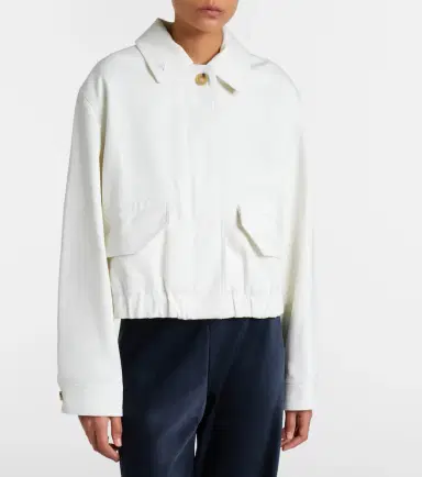 Vince Cotton twill blouson jacket | Thumbnail 4 Vince Cotton twill blouson jacket | Thumbnail 4