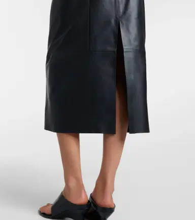 Vince Leather pencil skirt | Thumbnail 4 Vince Leather pencil skirt | Thumbnail 4