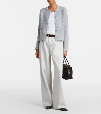 Vince Checked wool and cashmere cardigan | Thumbnail 2 Vince Checked wool and cashmere cardigan | Thumbnail 2