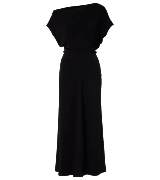 Vince Draped one-shoulder midi dress