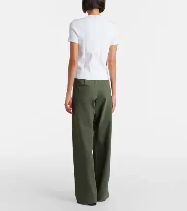 Vince Colette cotton twill wide-leg pants | Thumbnail 6 Vince Colette cotton twill wide-leg pants | Thumbnail 6