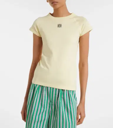 Loewe Anagram cotton-blend T-shirt | Thumbnail 4 Loewe Anagram cotton-blend T-shirt | Thumbnail 4