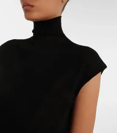 Rick Owens Virgin wool turtleneck top | Thumbnail 2 Rick Owens Virgin wool turtleneck top | Thumbnail 2