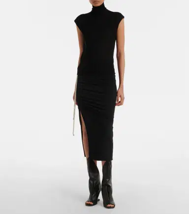 Rick Owens Virgin wool turtleneck top | Thumbnail 3 Rick Owens Virgin wool turtleneck top | Thumbnail 3