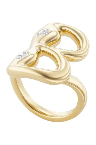 Brent Neale Diamond B Bubble Ring | Thumbnail 2 Brent Neale Diamond B Bubble Ring | Thumbnail 2