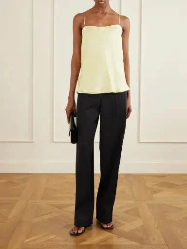 Another Tomorrow Silk-twill Camisole | Thumbnail 2 Another Tomorrow Silk-twill Camisole | Thumbnail 2