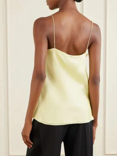 Another Tomorrow Silk-twill Camisole | Thumbnail 3 Another Tomorrow Silk-twill Camisole | Thumbnail 3