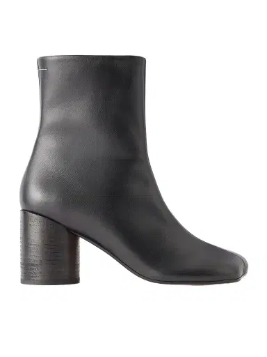 MM6 MAISON MARGIELA Leather Ankle Boots - Unknown | Thumbnail 1 MM6 MAISON MARGIELA Leather Ankle Boots - Unknown | Thumbnail 1