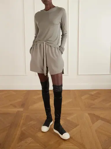 Rick Owens Cady Drawstring Shorts | Thumbnail 2 Rick Owens Cady Drawstring Shorts | Thumbnail 2