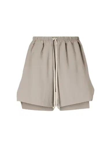 Rick Owens Cady Drawstring Shorts | Thumbnail 1 Rick Owens Cady Drawstring Shorts | Thumbnail 1