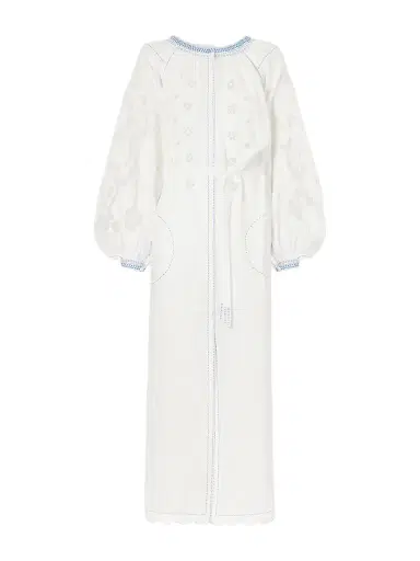 Vita Kin Babylon Broderie Anglaise-trimmed Linen Maxi Dress | Thumbnail 1 Vita Kin Babylon Broderie Anglaise-trimmed Linen Maxi Dress | Thumbnail 1