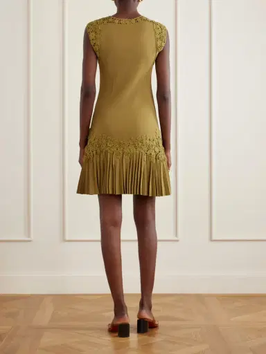 Ulla Johnson Noemie Crochet-trimmed Ribbed Mini Dress | Thumbnail 3 Ulla Johnson Noemie Crochet-trimmed Ribbed Mini Dress | Thumbnail 3